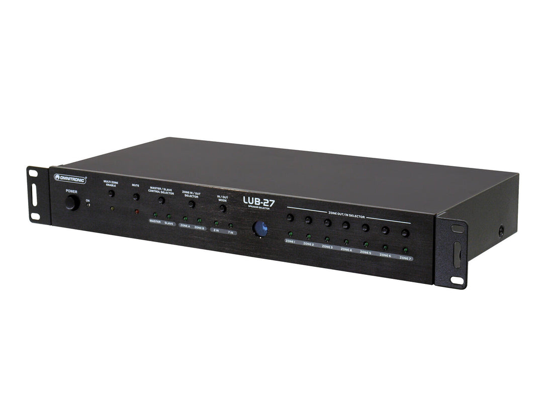 OMNITRONIC Boîtier de commutation pour enceintes LUB-27