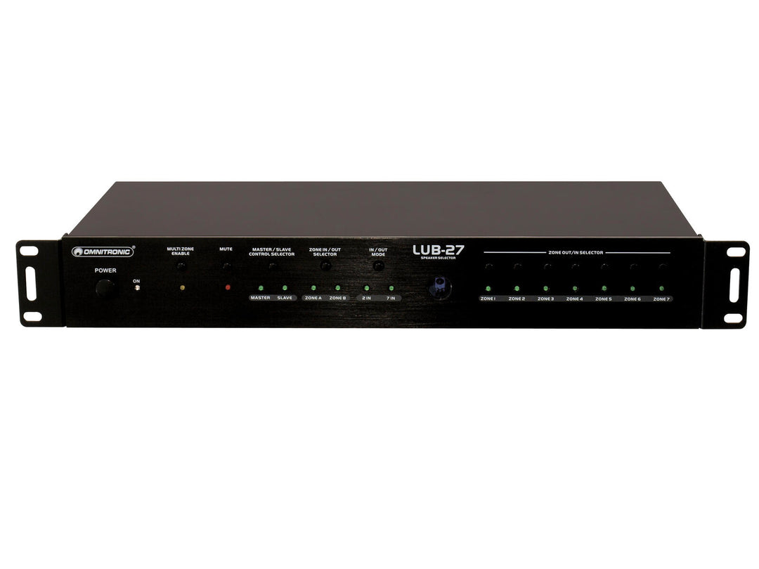 OMNITRONIC Boîtier de commutation pour enceintes LUB-27