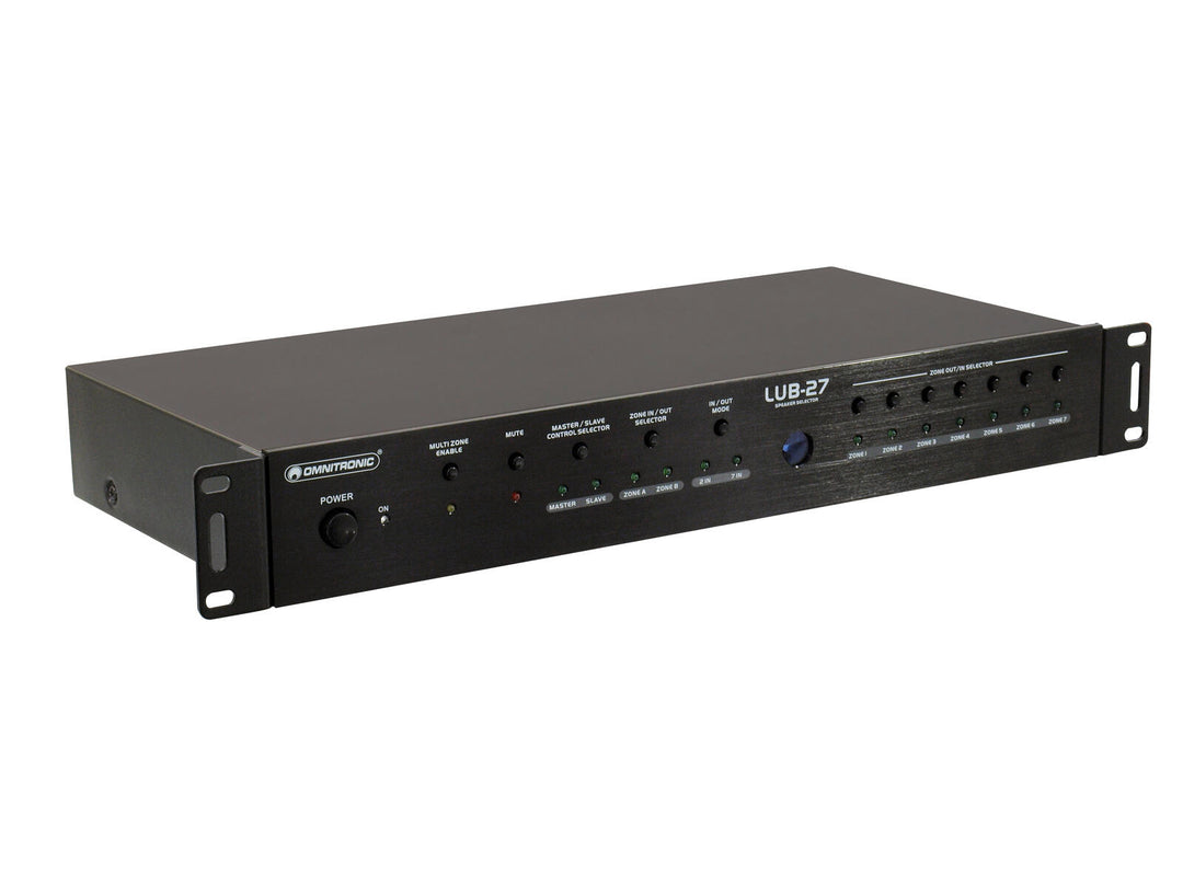 OMNITRONIC Boîtier de commutation pour enceintes LUB-27