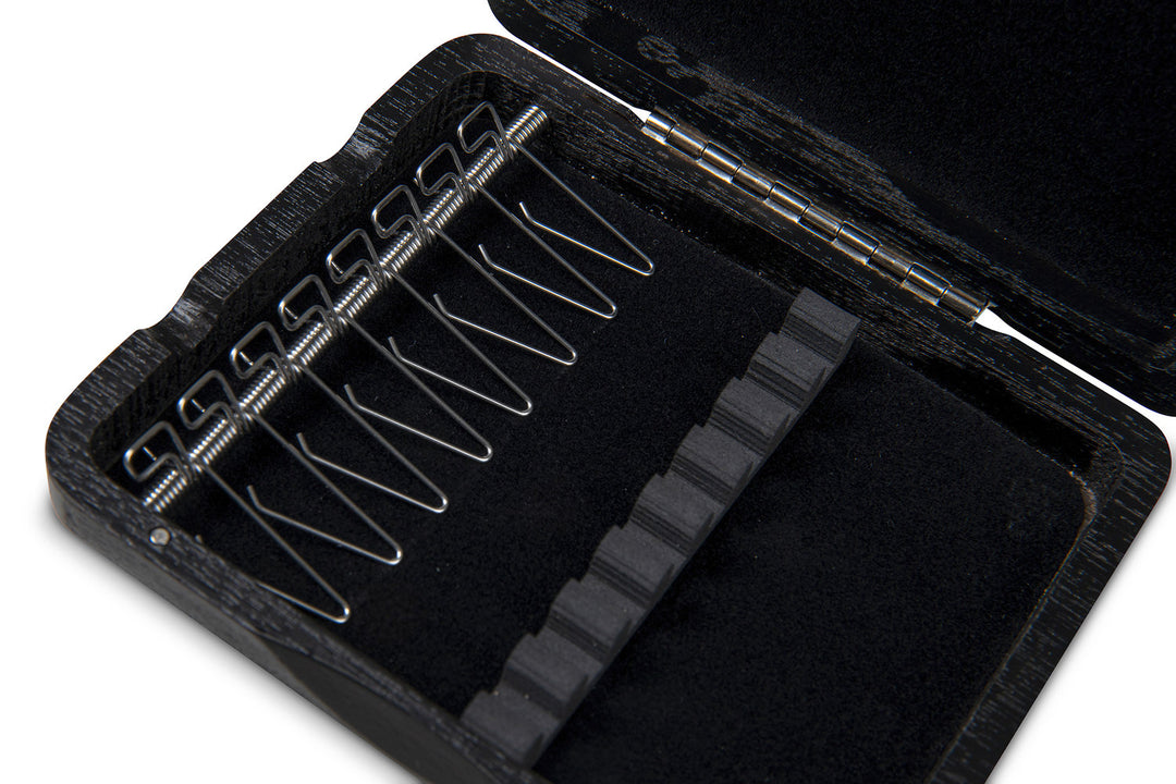 GEWA Étui pour anche Oboe 8 tubes - finition laquée Black