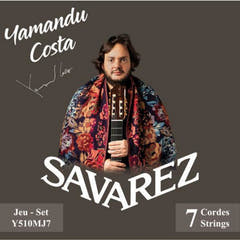 Cordes Savarez pour guitare classique YAMANDU COSTA 7-string - 7-string haute tension (Y510MJ7)