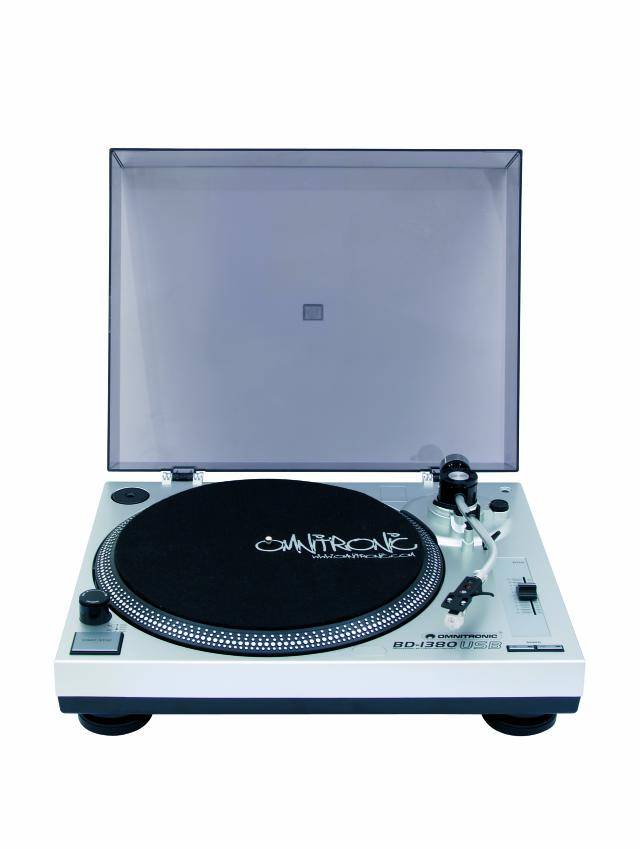 OMNITRONIC BD-1380 Platine vinyle USB