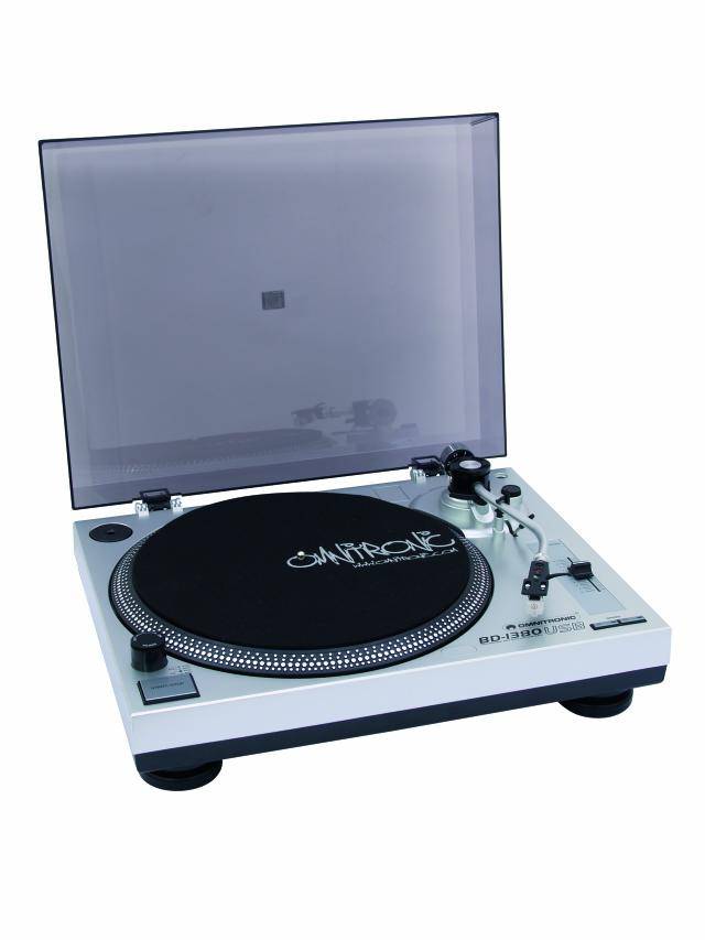 OMNITRONIC BD-1380 Platine vinyle USB