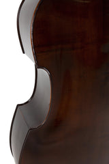 GEWA Georg Walther contrebasse 4/4, massive, forme de viole de gambe, vernis brun foncé