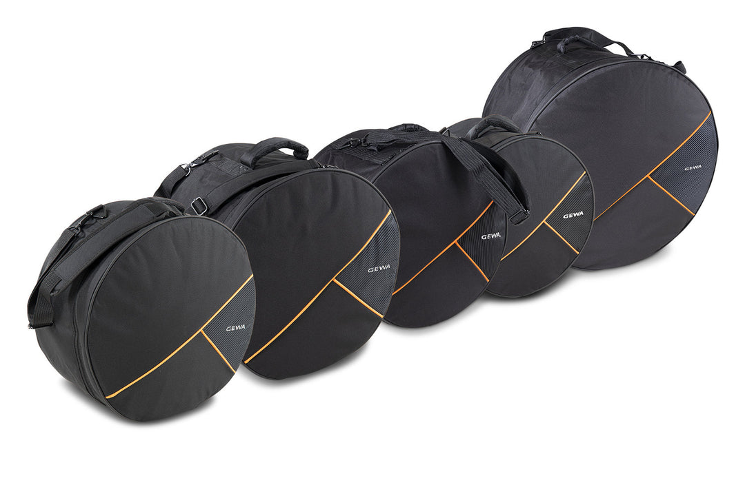 GEWA Set de housses de transport pour batteries Premium - 22x18, 10x9, 12x10, 14x14, 14x6,5"