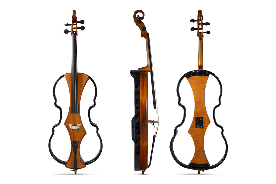 GEWA Violoncelle électrique Novita 3.0 - Brun doré (4/4)