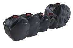 GEWA set de housses pour batteries SPS - 22" x 18", 10" x 9", 12" x 10", 14" x 14", 14" x 6,5"