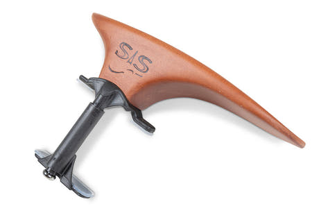 SAS mentonnière avec base en carbone, poirier, 32 mm de hauteur