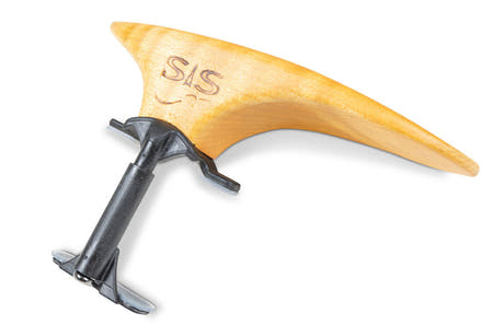 SAS support de mentonnière avec base en carbone, érable, hauteur 32 mm