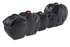 GEWA Set de bag pour batteries SPS - 22" x 18", 12" x 10", 13" x 11", 16" x 16", 14" x 6,5"
