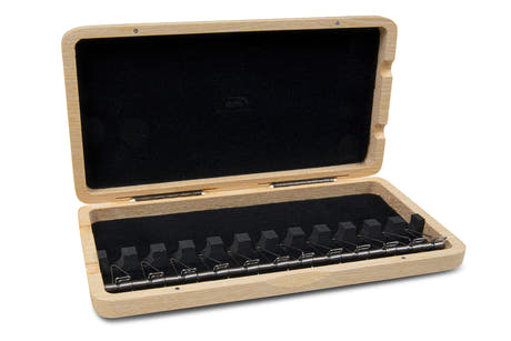 GEWA Étui à anches pour basson, 12 tubes - Finition laquée Black