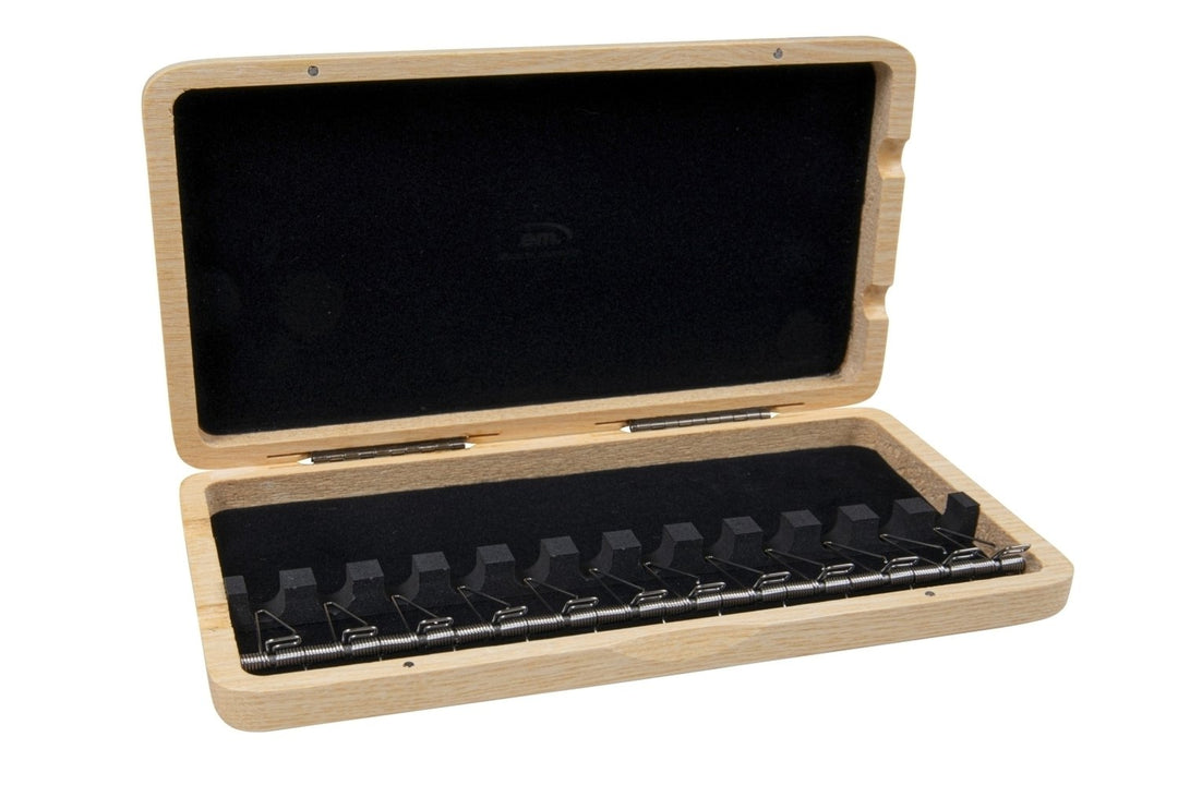 GEWA Étui à anches pour basson, 12 tubes - Finition laquée Black