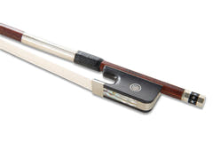 Archet de violoncelle W. E. Dörfler en pernambouc, baguette ronde, maillechort