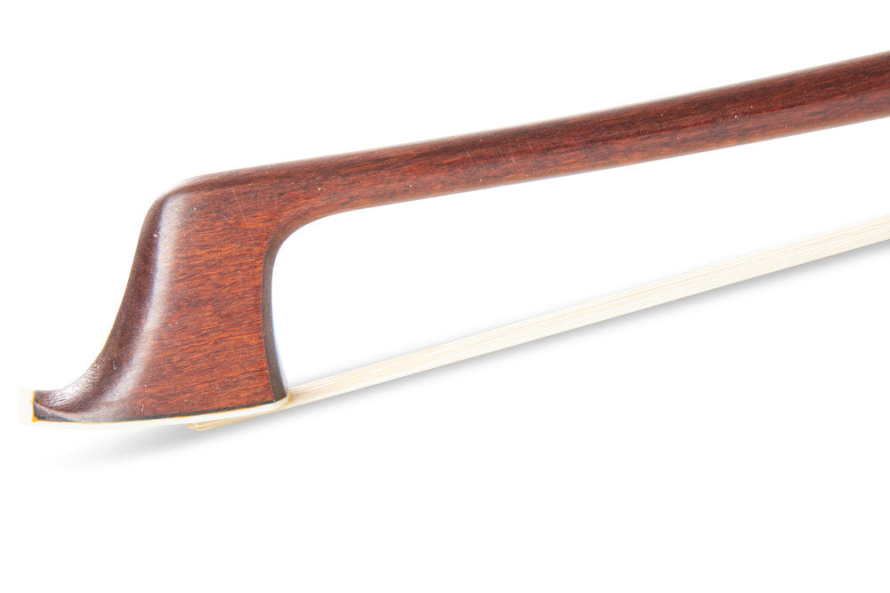 Archet de violoncelle W. E. Dörfler en pernambouc, baguette ronde, maillechort