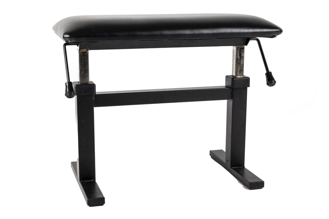 GEWA Banquette de piano Autolift XL - revêtement en cuir synthétique noir