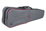 GEWA Pure CVF G 02 étui moulé pour violons 4/4, gris et violet