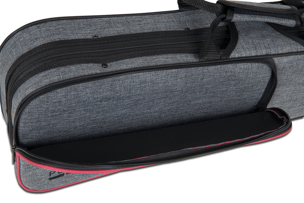 GEWA Pure CVF G 02 étui moulé pour violons 4/4, gris et violet