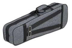 Étui moulé GEWA Pure CVF G 02 pour violon 1/2, gris et violet
