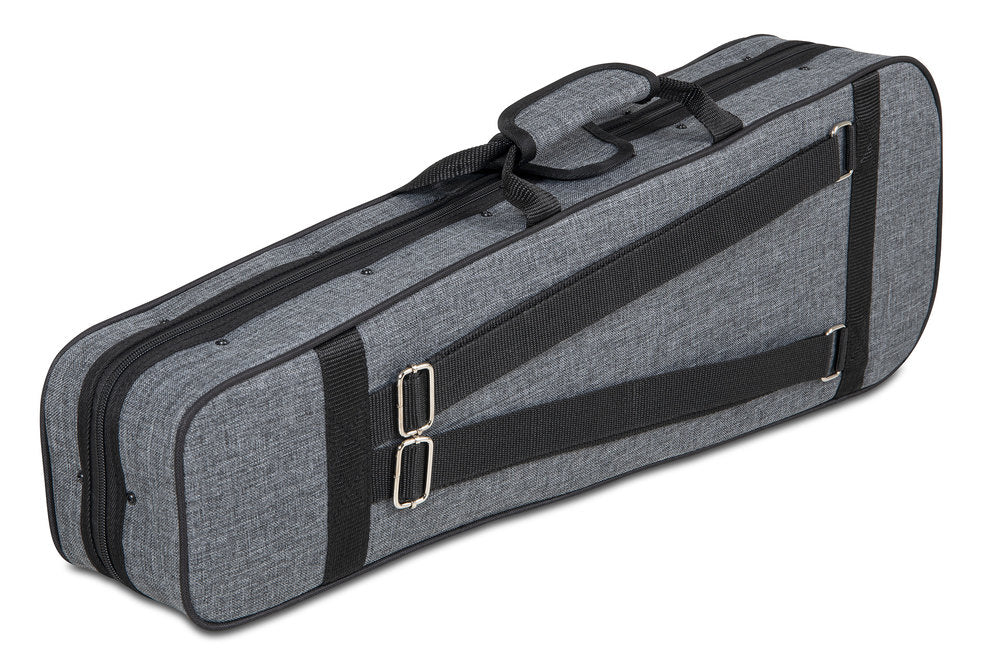 Étui moulé GEWA Pure CVF G 02 pour violon 1/2, gris et violet