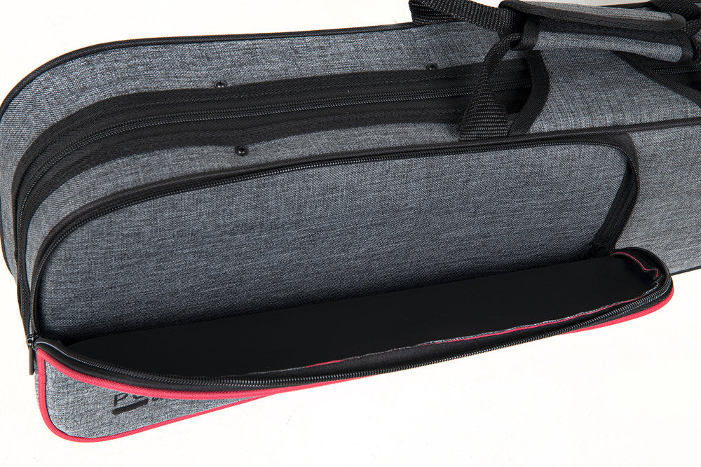Étui moulé GEWA Pure CVF G 02 pour violon 1/2, gris et violet