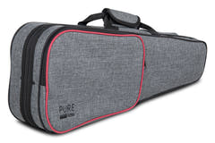 GEWA Pure CVF G 02 étui moulé pour violon 1/4, gris et violet