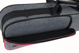 GEWA Pure CVF G 02 étui moulé pour violon 1/4, gris et violet