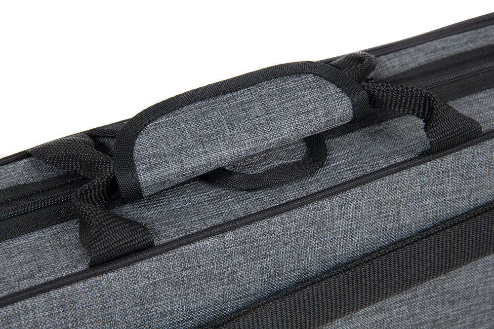 GEWA Pure CVF G 02 étui moulé pour violon 1/4, gris et violet