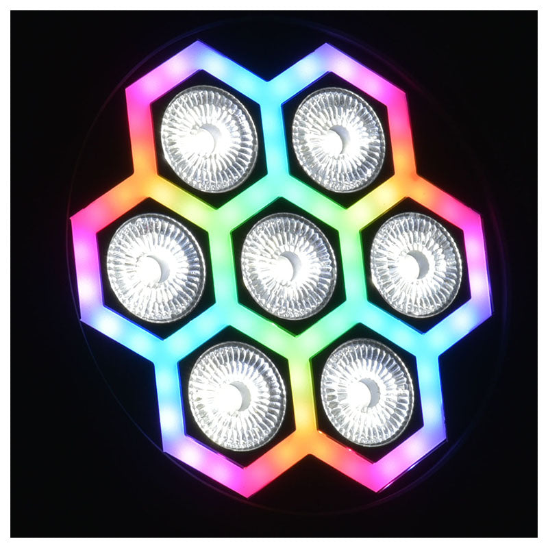 LIGHT4ME FRAME PAR 7x12 LED RGBW projecteur à effet lumineux