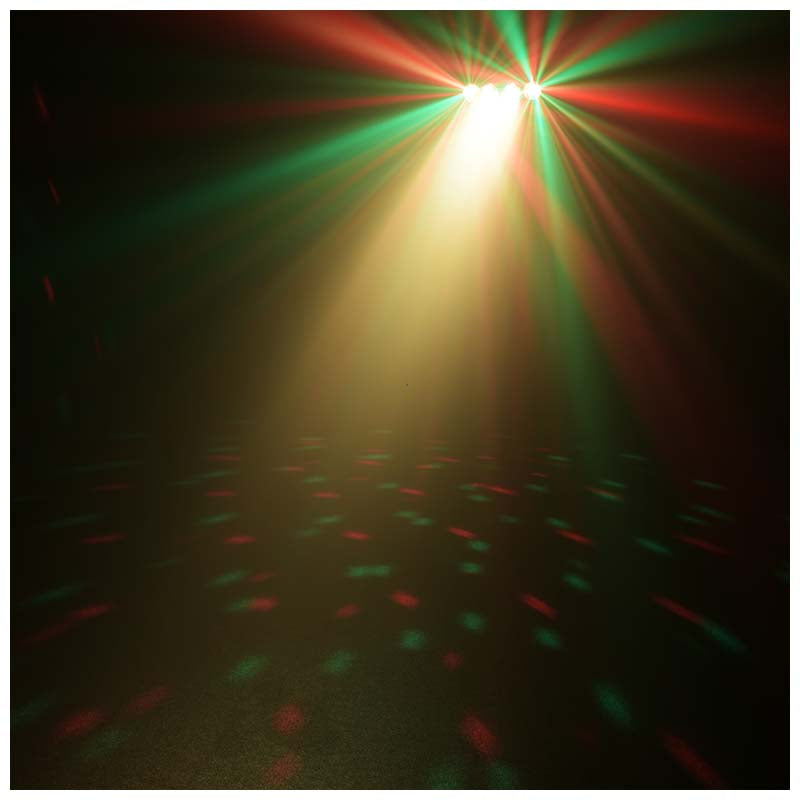 LIGHT4ME MAGIC BAR effet boule à facettes LED PAR + stand + télécommande