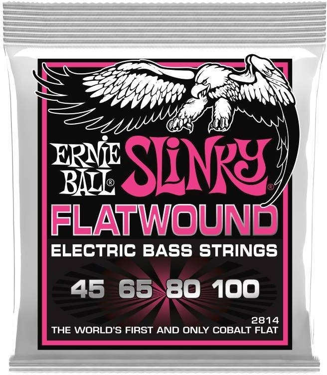 Ernie Ball 2814 Basse Cobalt à filet plat 45-100