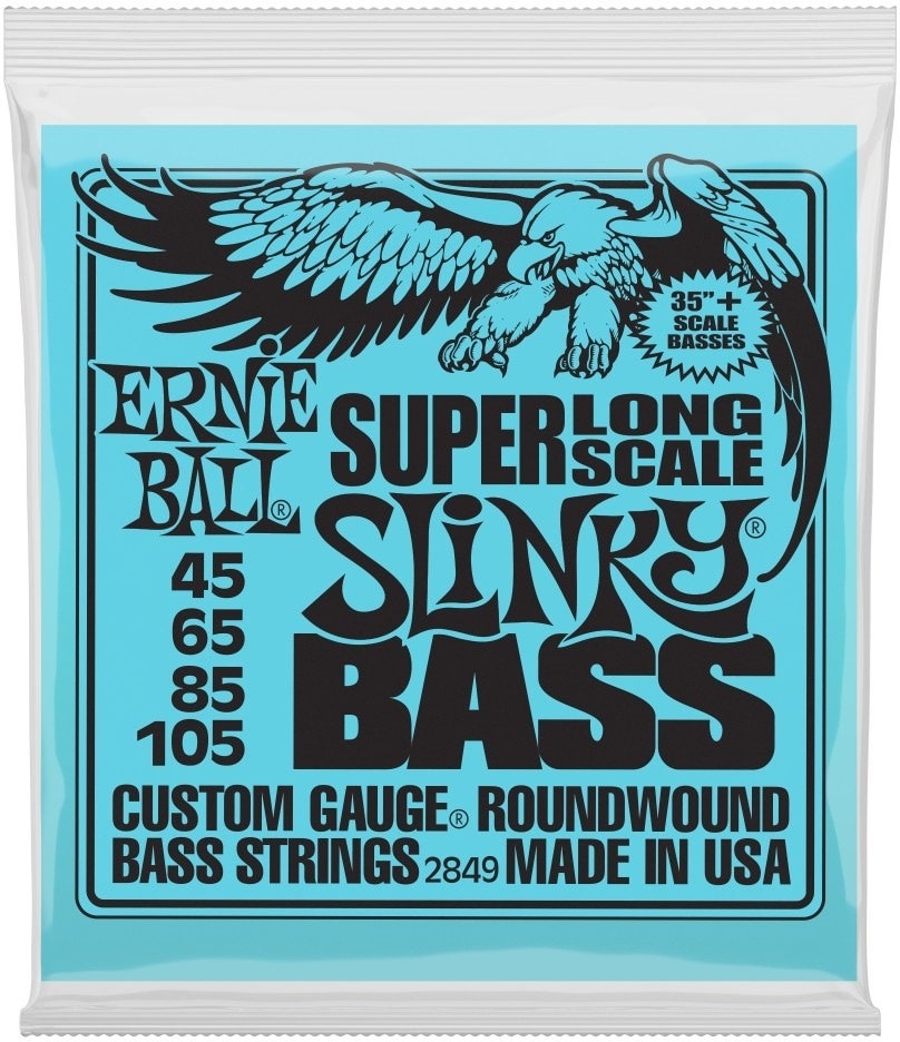 Ernie Ball 2849 basse diapason extra long Hybrid Slinky Nickel