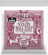 Ernie Ball 3409 Black & Gold Nylon Ball End Strings 3-pack