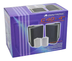 OMNITRONIC C-40 blanc 2x