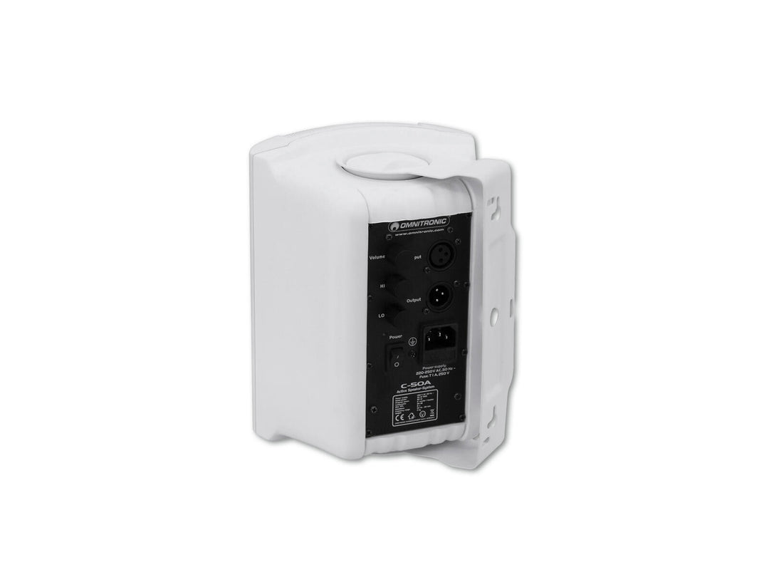 OMNITRONIC C-50A actif blanc 2x
