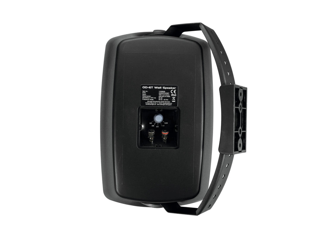 OMNITRONIC OD-6T Enceinte murale 100V noire 2x