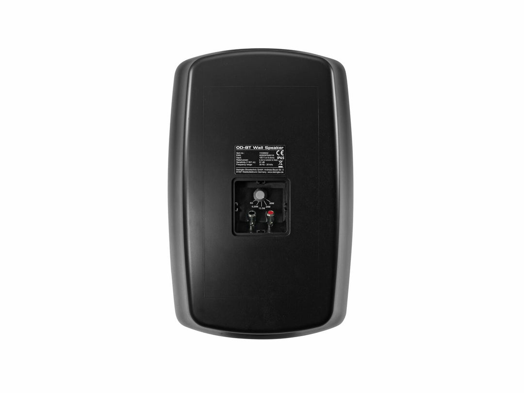 Enceinte murale OMNITRONIC OD-8T 100V noire 2x
