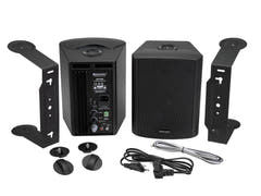 OMNITRONIC ALP-5A Ensemble d'enceintes actives noir
