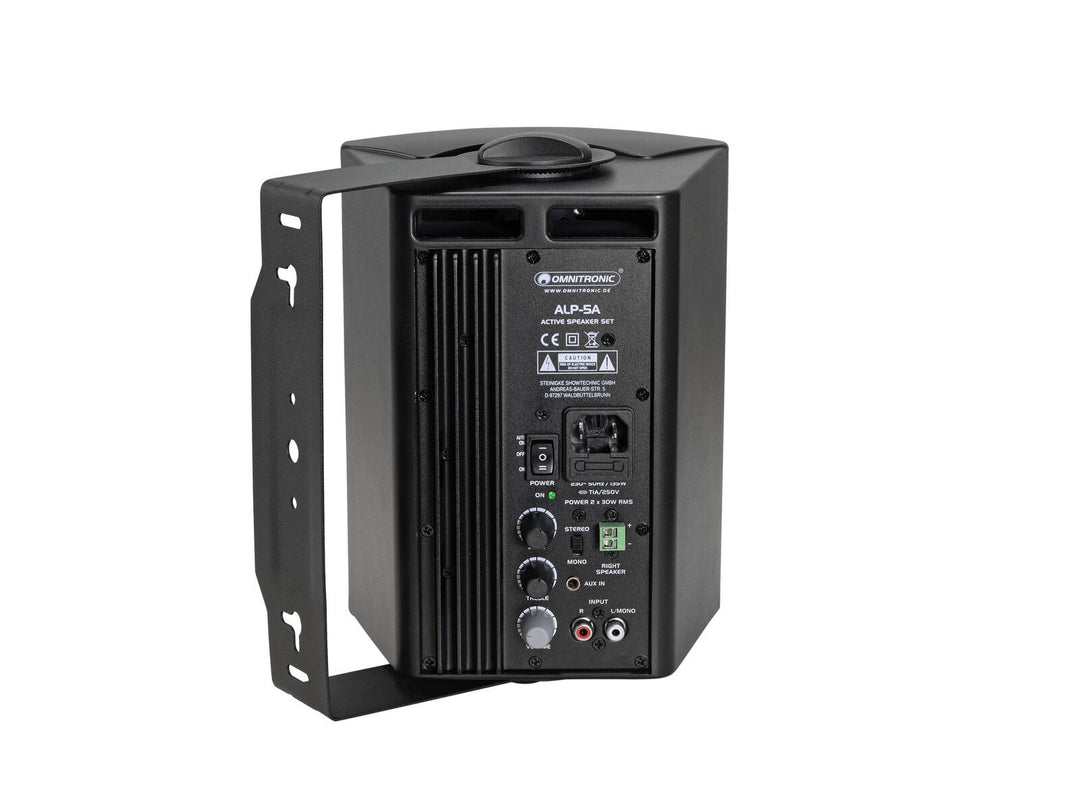 OMNITRONIC ALP-5A Ensemble d'enceintes actives noir