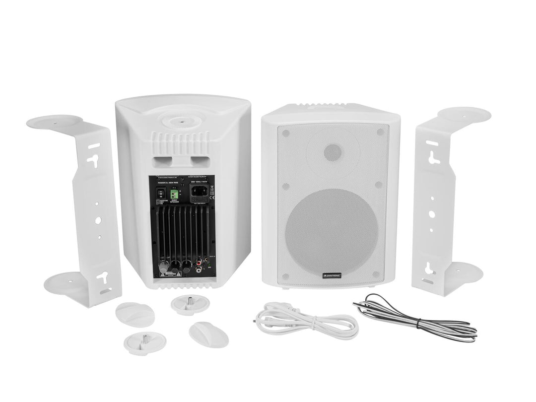 OMNITRONIC ALP-6A Ensemble d’enceintes actives blanc