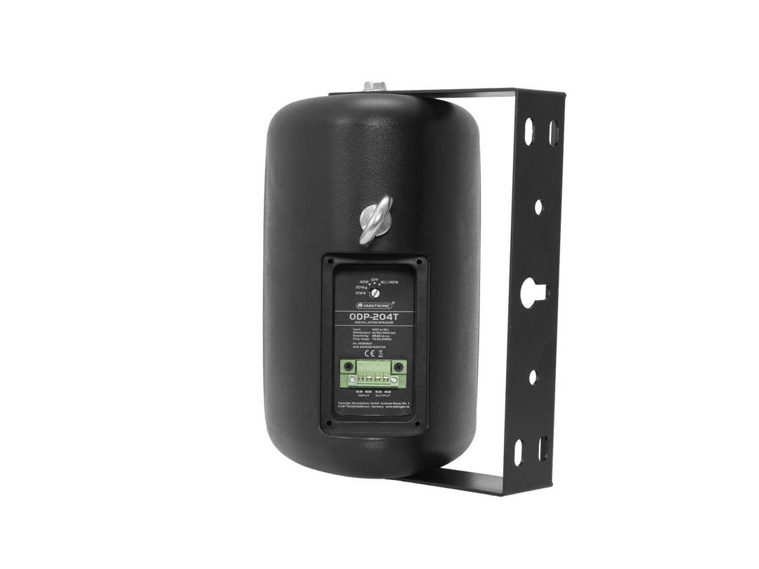 OMNITRONIC ODP-204T Installation Speaker 100V noir 2x