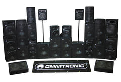 OMNITRONIC DX-1022 enceinte 3 voies 400 W