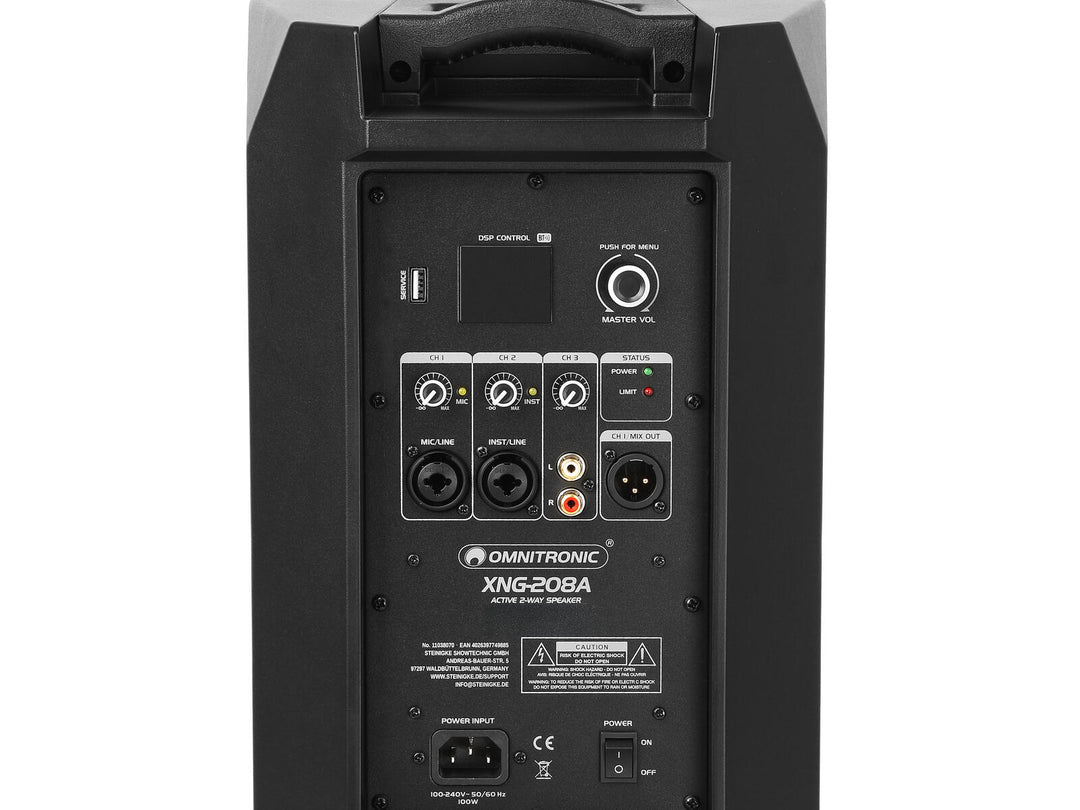 OMNITRONIC XNG-208A Enceinte 2 voies, active, DSP