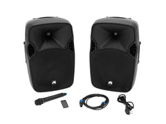OMNITRONIC Set XFM-212AP + pied d’enceinte MOVE MK2