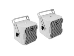 OMNITRONIC BOB-4 Haut-parleur 16 Ohm blanc 2x