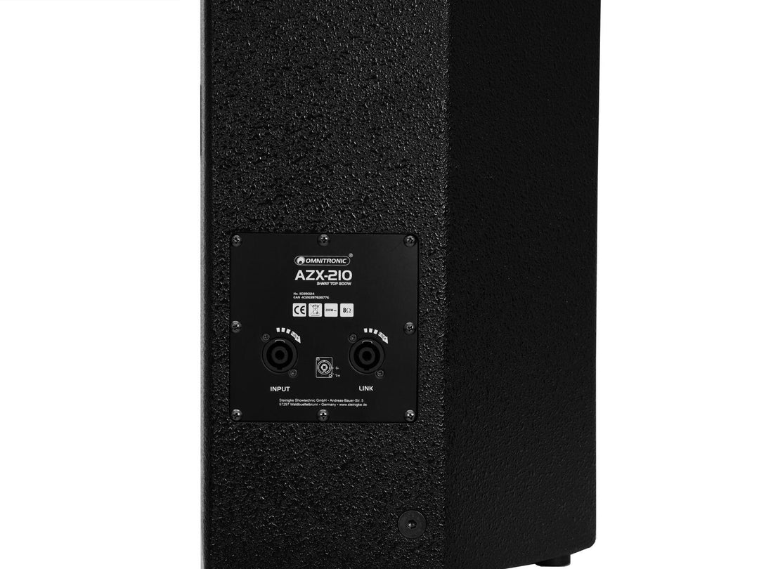OMNITRONIC AZX-210 Enceinte top 2 voies 200W