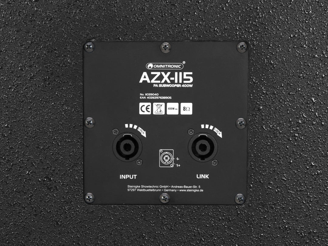 Omnitronic AZX-115 - Subwoofer Passif