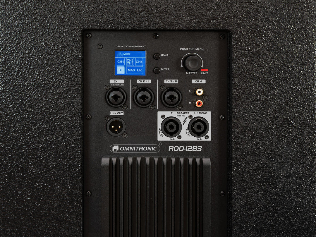 OMNITRONIC ROD-1283 système d’enceinte colonne actif