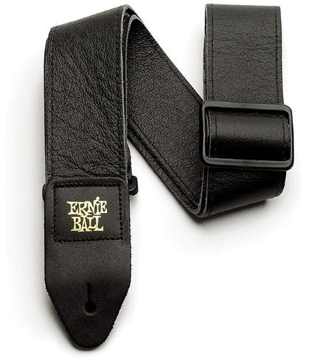 Ernie Ball EB-4134 Sangle en cuir italien Black