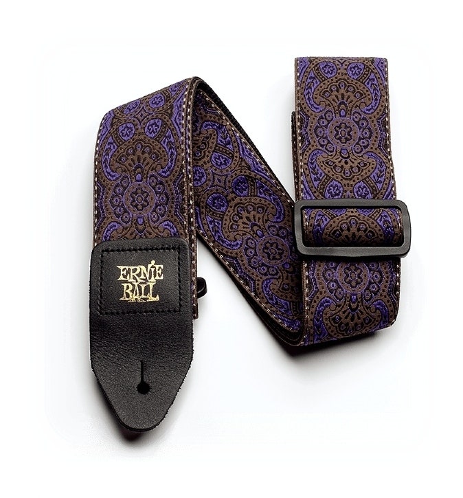 Ernie Ball EB-4164 Sangle jacquard Purple Paisley