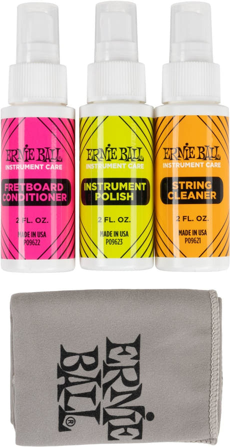 Ernie Ball 4225 Kit d’entretien des instruments, Pack de 3